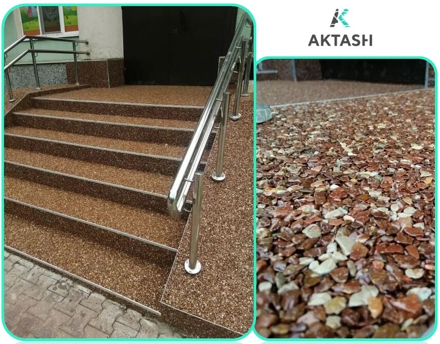 Alfombras de piedra y productos de Aktash.